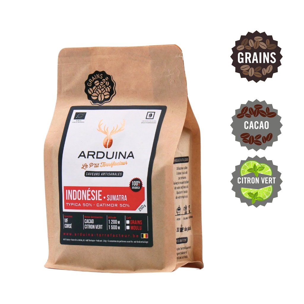 Indonesie ARDUINA 250gr - BE-BIO-01